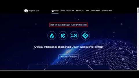 DBC Coin - Deep Brain Chain Review - One of the Brightest New Projects on NEO
