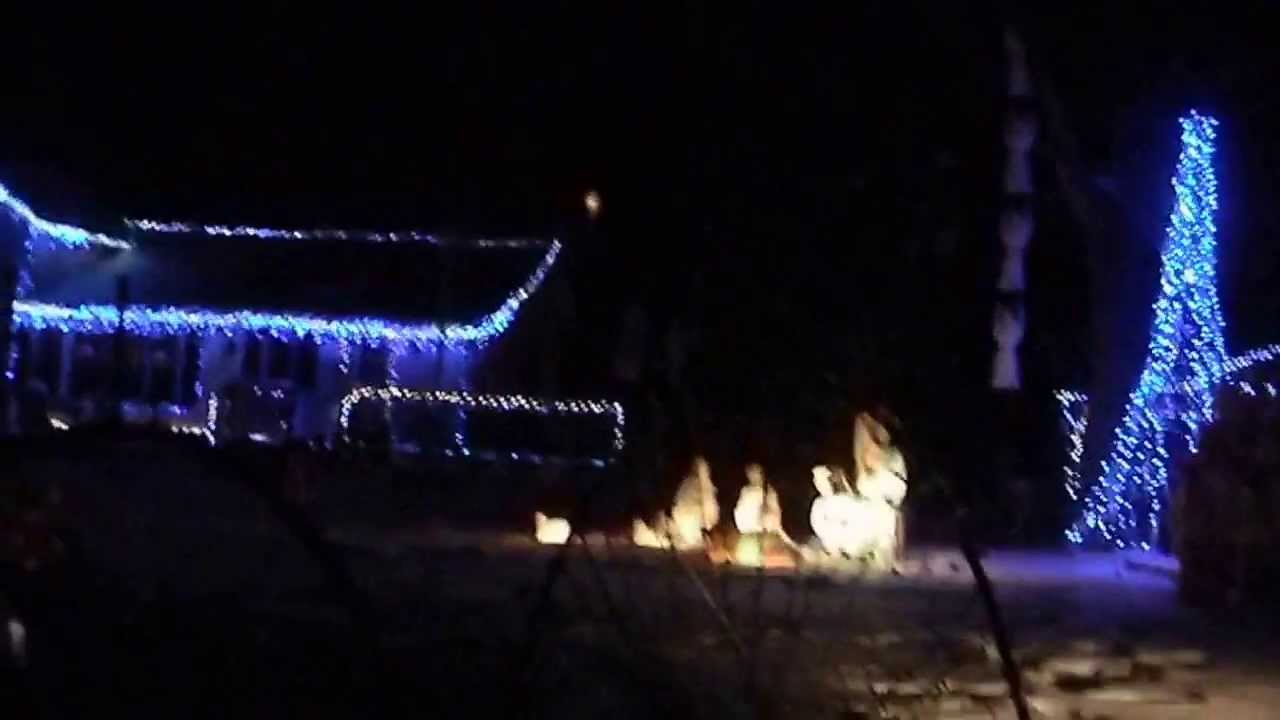 Christmas Light show in Gowen, Michigan December2013 YouTube