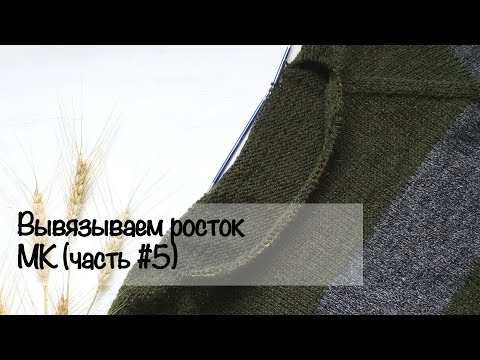 Вязание спицами реглан снизу росток