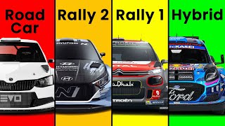 The 7 Levels of WRC Rally Cars