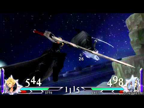 DISSIDIA_FINAL_FANTASY_REPLAY  Cloud Vs Sephiroth