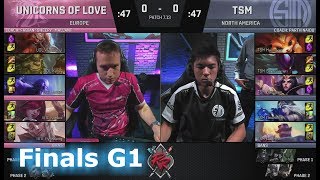 TSM vs Unicorns of Love Game 1 | Finals NA vs EU Rift Rivals 2017 LoL | TSM vs UOL G1 #RiftRivals