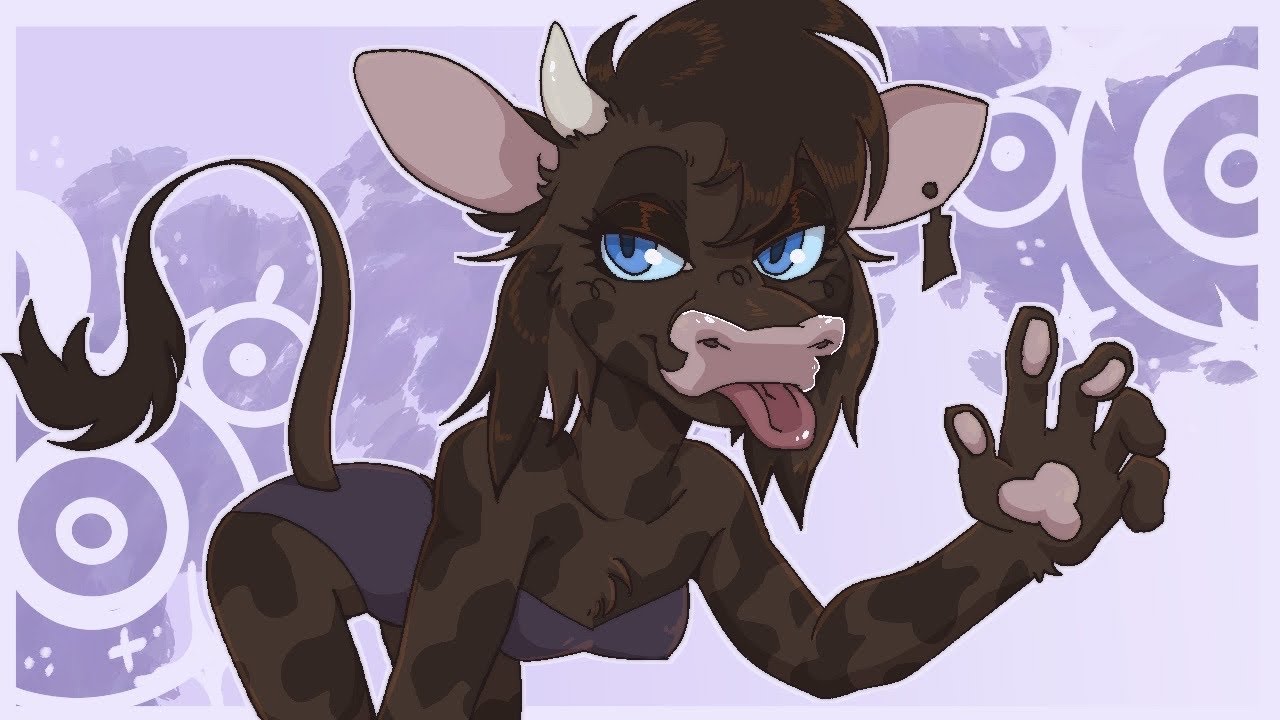 [FURRY ASMR] Cow Gives Ear Noms & Affirmations a SECOND Time ! (DEEP mouthsounds) (commission)