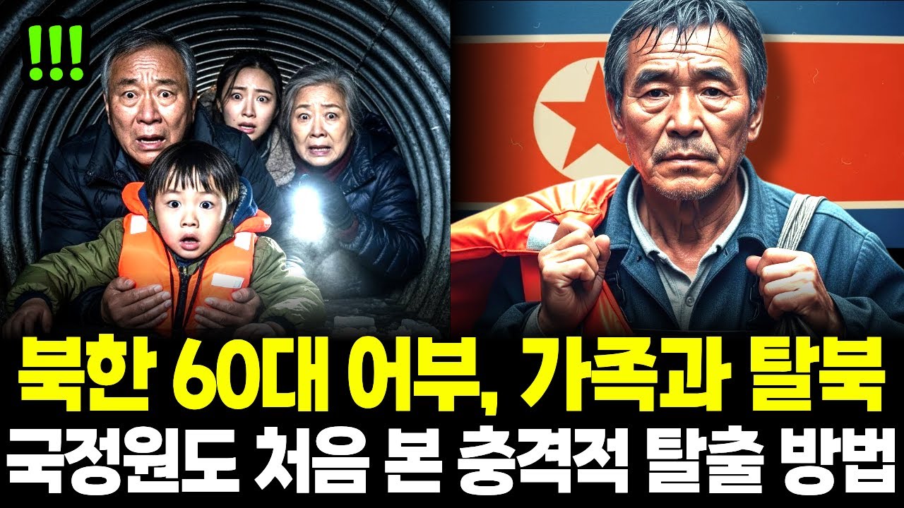 어떻게 60대 가장이 5살 손주까지 데리고 탈북했을까? |가상 탈북 스토리