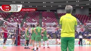 Volleyball — No attack hit fault