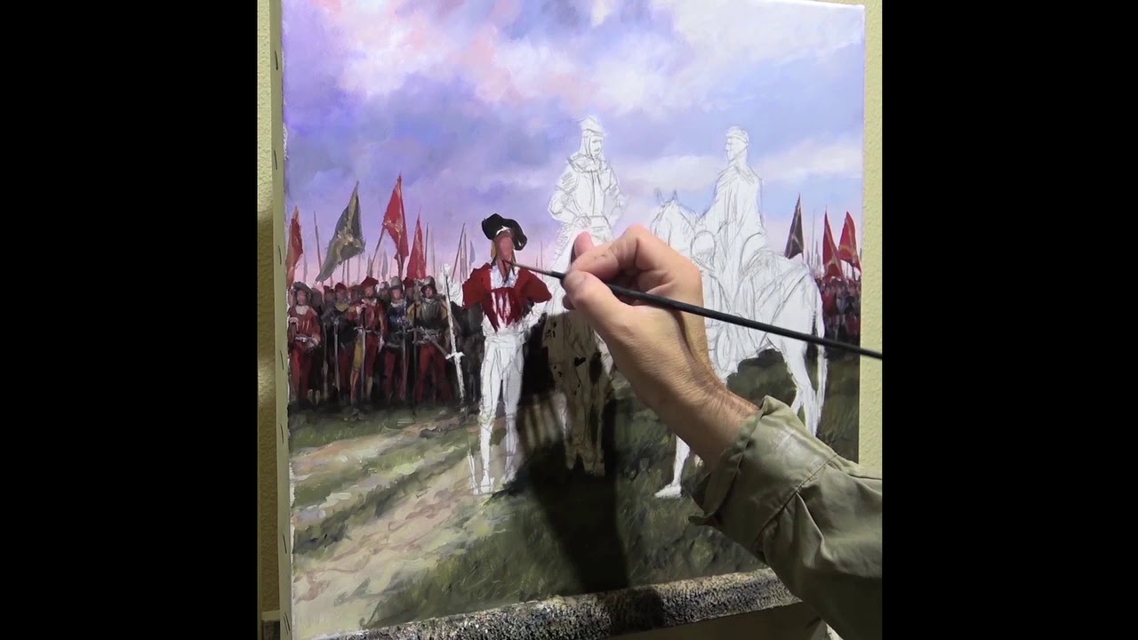 Cómo Augusto Ferrer-Dalmau pinto la portada de Grandes Traidores a España