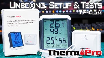 ThermoPro TP-65A Wireless Hygrometer & Temperature Monitor [UNBOXING, SETUP & REVIEW]