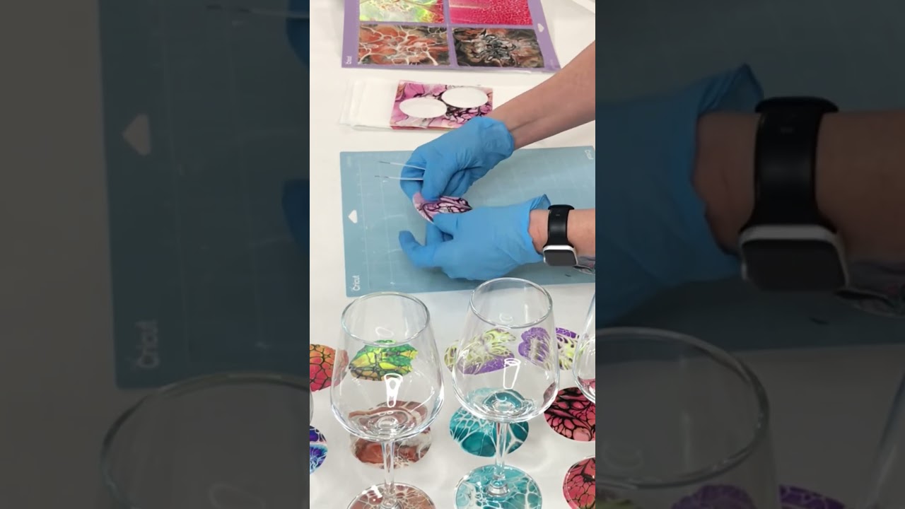 How to Frost Glass and Wine Glasses - Pamela Groppe Art - Acrylic