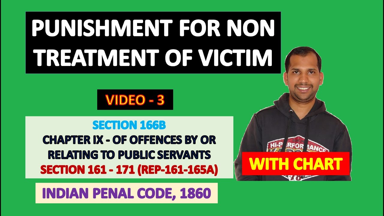 Punishment for Non-Treatment of Victim | Section 166-B of IPC and Section 357C of CrPC together