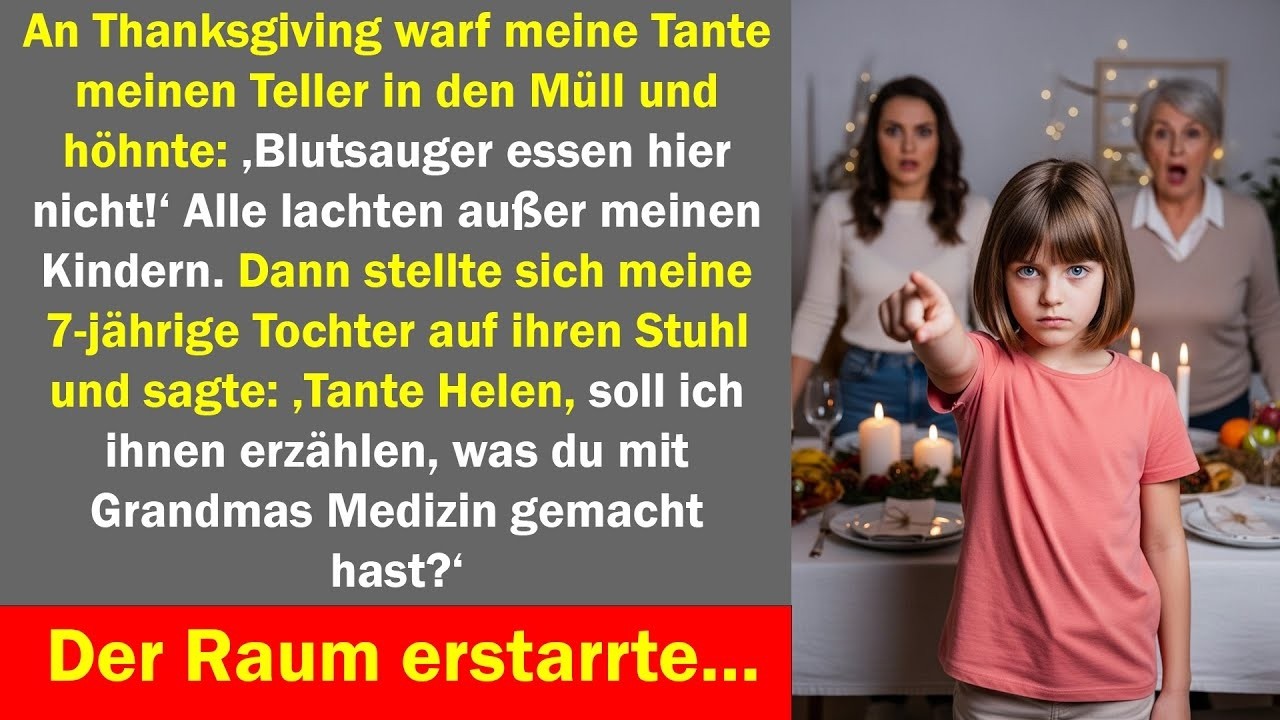 Tante beschimpft mich vor allen doch meine Tochter enthüllt ihr dunkles Geheimnis