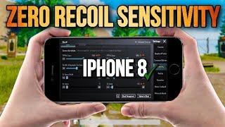 iphone 8 sensitivity settings🔥Bgmi/Pubg✅New zero recoil sensitivity for iPhone 8✅