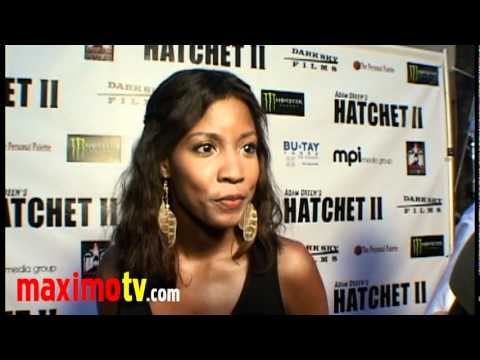 Erika Hamilton Interview at HATCHET 2 Premiere