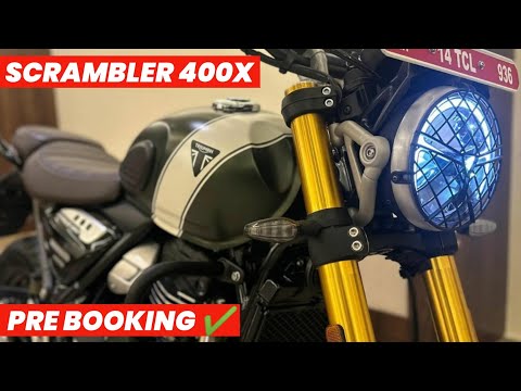 Finally Bajaj Triumph Scrambler 400x Launched💥 | Better than Hunter 350 | Official Pre Booking|Price