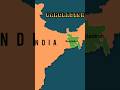 Indian ki sbse lambi sima kis desh se lgti h #gk#shorts #youtubeshorts