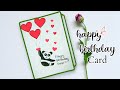 Cute Panda Happy Birthday Card