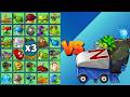 PVZ 1 Hybrid 3.16 Challenge - X3 Plants Hybrid Vs X1 Zomboni Gatling Gargantuar - Who Will Win?