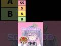 魔王の最強主食ティア表！ #新人vtuber #shorts