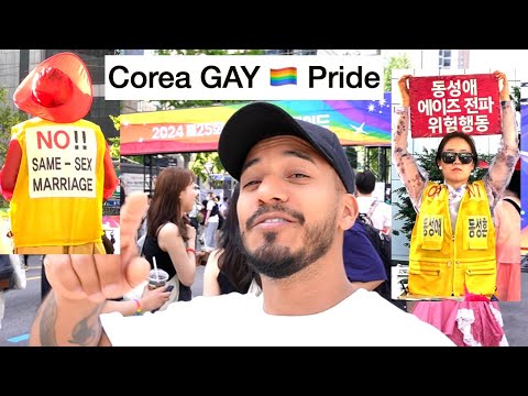 Impactante día del Orgullo <strong>Gay</strong> 🏳️‍🌈 en COREA | ¡¡La oposición extremista!!