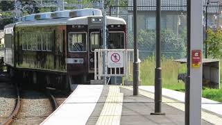 【阪急嵐山線6300系】 普通桂行き　嵐山駅到着