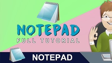 NOTEPAD FULL TUTORIAL - All options and shortcuts  of Notepad in one video | Be A Computer Expert