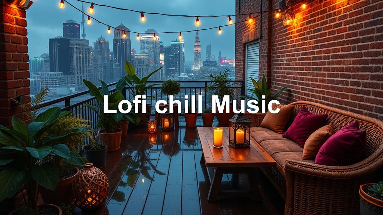 Cyber Dreams – Lo-fi Chill & Rain for Study & Sleep | 4K