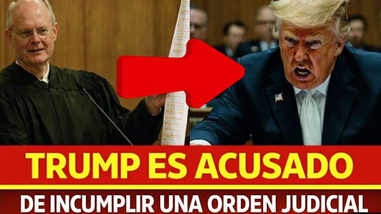Trump cuestiona las acusaciones y reacciona con irritación tras una decisión judicial