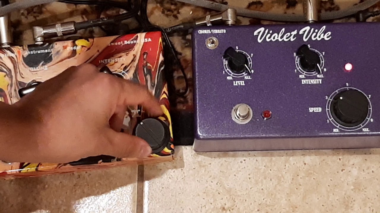 Old swirl Ultra Vibe II #7 and a Violet Vibe #26.