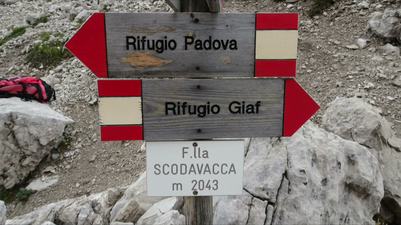 Dolomiti Friulane 4 giorno da rif Padova sella Scodavacca rif Giaf agosto 25