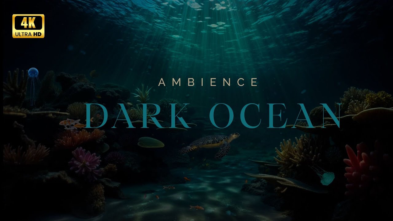 Underwater World 4K 🌊🐟Relaxing Ocean Ambience with Sea Life & Coral Reefs | 12 Hours for Sleep