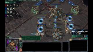 Starcraft 2v2 - RainbowDash (Z) Chase (P) Vs MacGuffin (Z) NightWing (P)