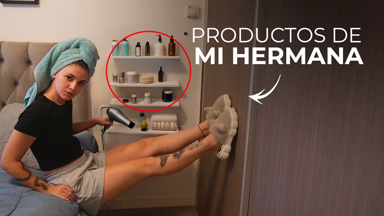 USANDO PRODUCTOS DE MI HERMANA *por 24 horas*