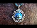 Braided Bead Fidget Spinner Pendant Wire Wrapping Tutorial