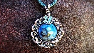 Braided Bead Fidget Spinner Pendant Wire Wrapping Tutorial