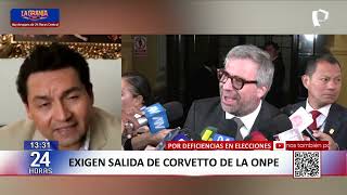 Exigen Renuncia Del Jefe De La Onpe Por Deficiencias En Las Elecciones