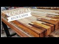 MESA con maderas RECICLADAS  ( El sobre )