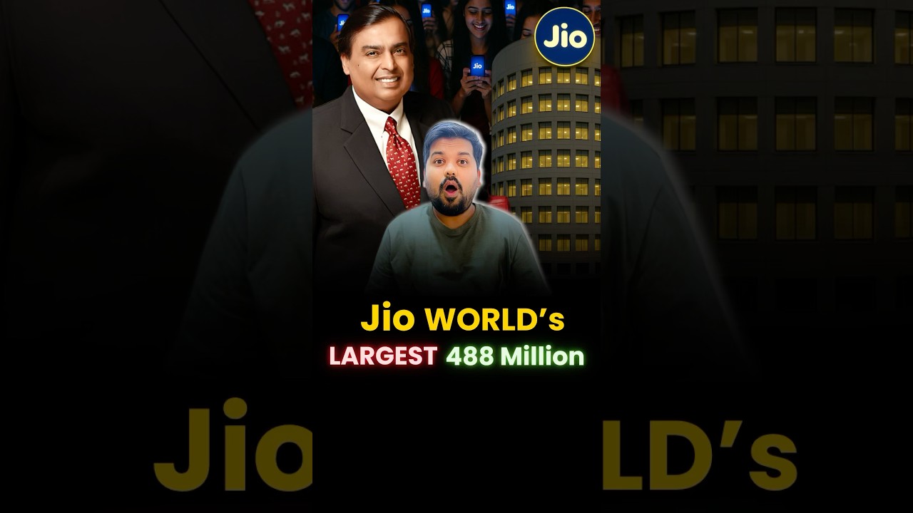 RELIANCE Jio - WORLDS LARGEST TELECO with 488 MILLION users ? 