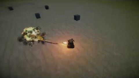 Prototyping a game with car and minigun