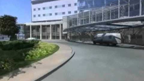 Flyover rendering of the future of UVA Health System