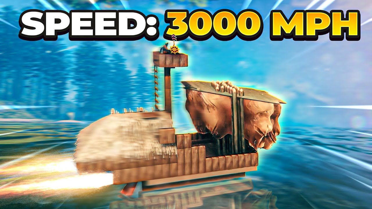 I Built The FASTEST Boat in Valheim