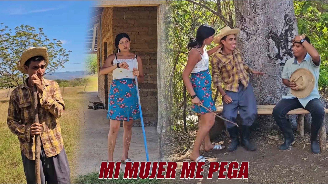 Campesino se cansa de los maltratos de su mujer.