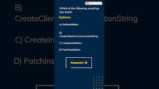 Whizlabs Question of the Day (QOD) | AZ 204 Developing Solutions for Microsoft Azure Exam Questions