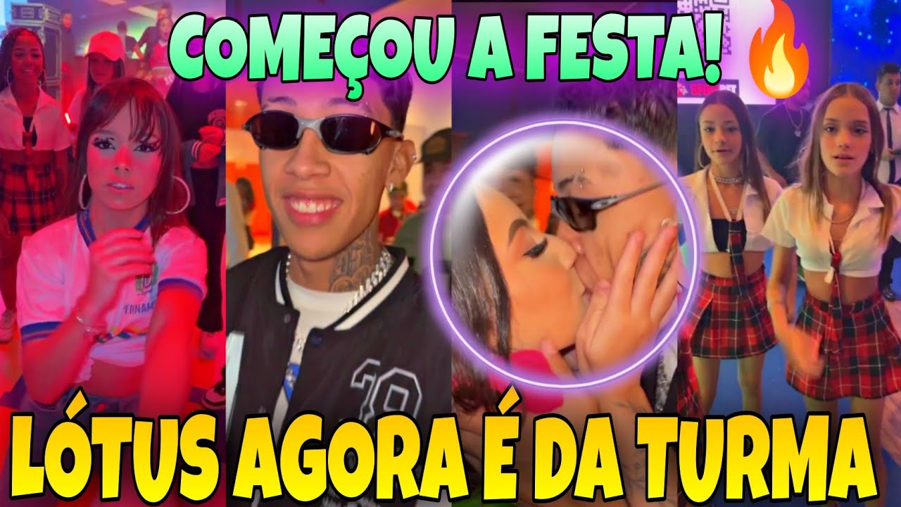 BABADO!🔥 COMEÇOU A FESTA DO HYTALO E LÓTUS AGORA FAZ PARTE DA TURMA E DANY BE1JOU ELE + KAMYLINHA 😱