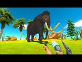 FINDING &amp; HUNTING WOOLLY MAMMOTH - Animal Revolt Battle Simulator