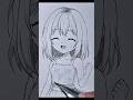 Cute Chibi Anime Girl Drawing ✨ Easy Pencil Sketch Tutorial #shorts #drawing #animeeart #art