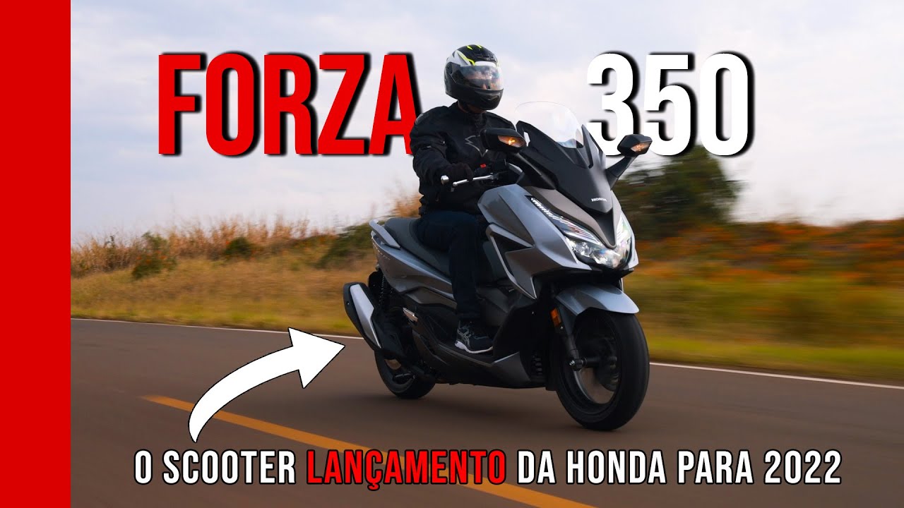 Conheça o Forza 350, que a Honda lançará este ano