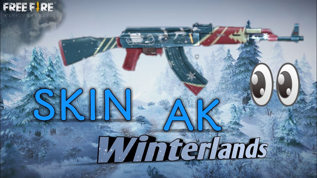 Review Skin Ak Winterlands Free Fire Indonesia YouTube