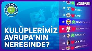 Ne Kadar Başariliyiz? Uefa Kulüp Puanı Sıralaması