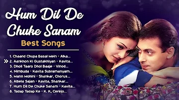 Hum Dil De Chuke Sanam❤️ Movie All Best Songs   Salman Khan & Aishwarya Rai   Evergreen Love Gaane