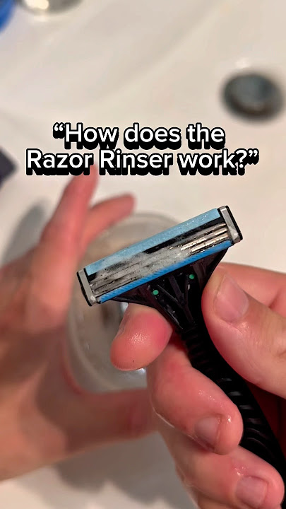 This cleans your razor better😱 Your blades will last longer and saves water! Must have for shaving!