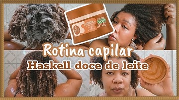 🤎 Testei a máscara de tratamento Haskell doce de leite viçosa no meu cabelo crespo